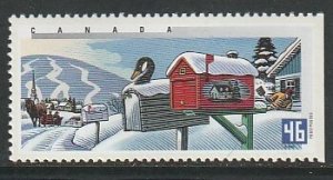 2000 Canada - Sc 1852 - MNH VF - 1 single - Rural Mailboxes - house, goose head