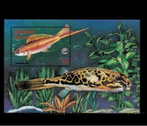 Grenadines 1998 - Year of the Ocean - Souvenir Stamp Sheet - Scott #2044 - MNH