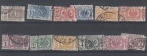 Italy 1946 Parcel Labels Collection SGp217/p228 VFU JK4361