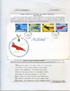 Jersey Int Air Rally Two Maxi cards plus Stamps