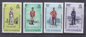 Ascension 173-76 MNH 1973 Royal Marines Uniforms Set of 4 VF