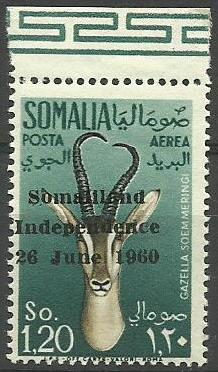  Somalia - 1960 Somaliland Protectorate Ind 1s20 MNH