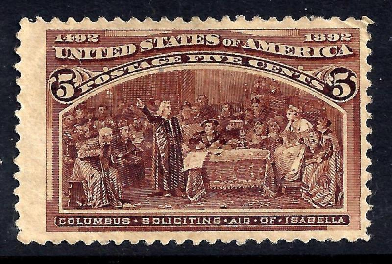 U.S. 232-37 Unused/Mint SCV$355.00