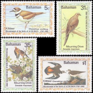 Bahamas 1985 Sc 576-579 Birds Dove Kildeer CV $10.85