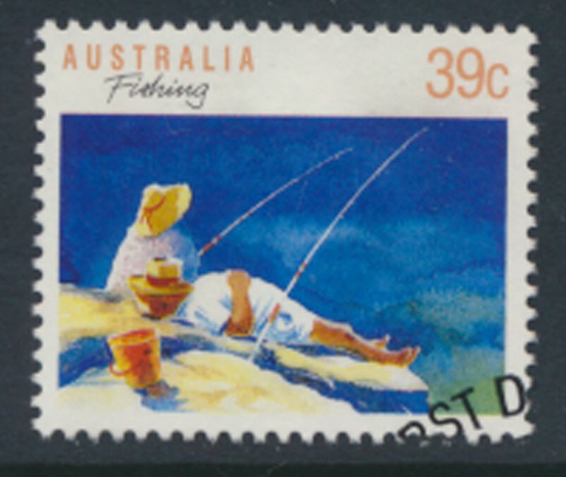 Australia SG 1179 Used  SC# 1109   Fishing  w/first day issue cancel see scan