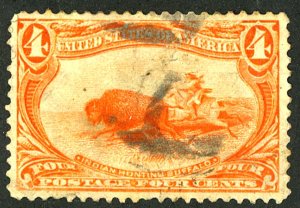 U.S. #287 USED CREASES 