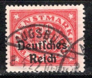 German States Bavaria Scott # O58, used, exp h/s, Mi # DR40