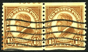 U.S. #598 USED PAIR