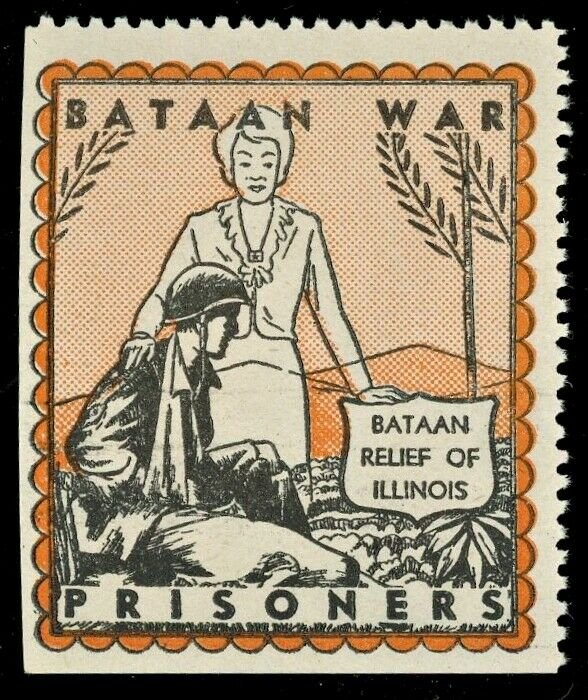 US Bataan War Prisoners (WWII Philippines POWs)  ( US Poster Stamp ) NH