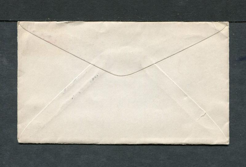 Postal History - Stockport OH 1910 Black 4-bar Cancel Cover B0519