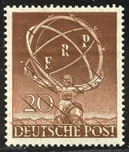 GERMANY / BERLIN Mi. #71P MNH - 1950 20pf Industry