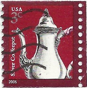 # 3759 USED SILVER COFFEE POT