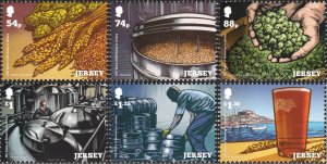 Jersey 2021 MNH Stamps Beer Alcohol Brewery Hop