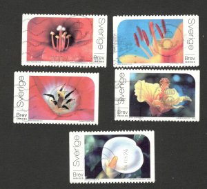 SWEDEN-USED-FLORA-FLOWERS-2004.