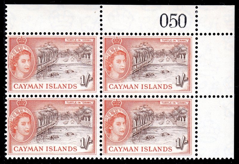 Cayman Islands - Scott #145 - Blk/4 - MNH - SCV $19