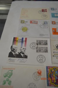 Lot of German first day covers  mostly 1970's  some earlier and some later