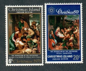 Christmas Island #37 - 38 MNH singles