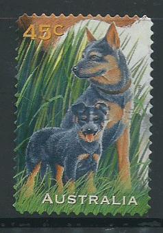 Australia SG 1653 per 11½ Self Adhesive  Blue healer dogs