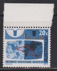 Australia SG#418 World Weather Watch 20c MNH with Selvedge