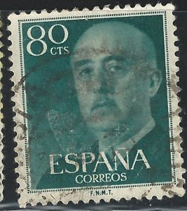 Spain #824 80c Gen Francisco Franco