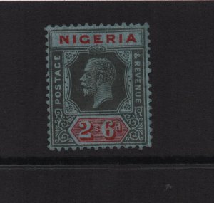 Nigeria 1925 SG27 2s 6d - Black & Red blue Die II, mounted mint