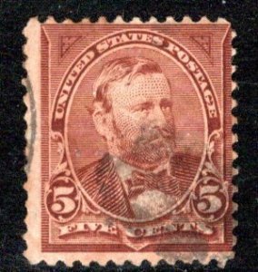 United States Scott # 255, used