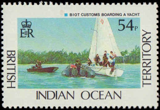 1991 British Indian Ocean Territory #111-114, Complete Set(4), Never Hinged