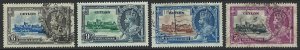 Ceylon Scott 260-263 Used and Mint Hinged! Silver Jubilee!