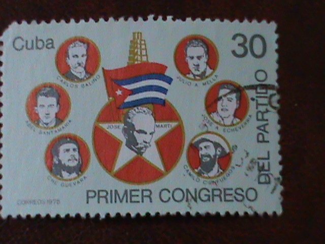 ​CUBA-FAMOUS PEOPLE OF CUBA- USED VERY FINE WE SHIP TO WORLDWIDE AND COMBINE