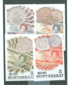 Montserrat #821-824  Single (Complete Set)