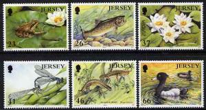 Jersey 2001 Europa - Water, a Natural Treasure - Pond Lif...