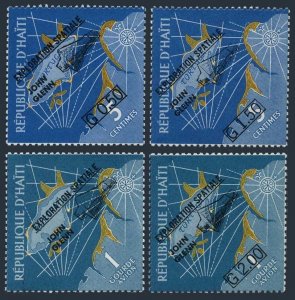Haiti 484-485,C186-C187, MNH. Michel 693-696. Space 1962. 1st Orbital flight.