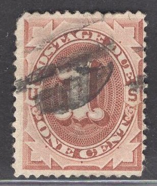 US Stamp #J15 1c Red Brown Postage Due USED SCV $7.00