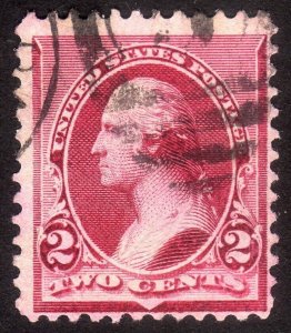 1890, US 2c, Washington, Used, Sc 219D