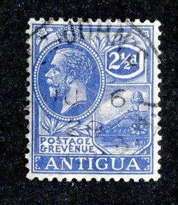 1927 Antigua Sc.# 49 used cv $5 ( 9706 BCXX )