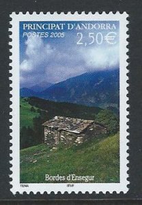 FRENCH ANDORRA mnh SC. 599