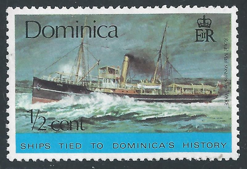 Dominica #434 1/2c Royal Mail Ship Yare - MNH
