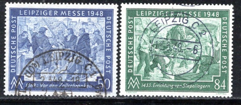 Germany Deutsche Post Scott # 582 - 583, used