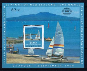 New Zealand 1990 World Exhibition Auckland Mint MNH Miniature Sheet SC 996a