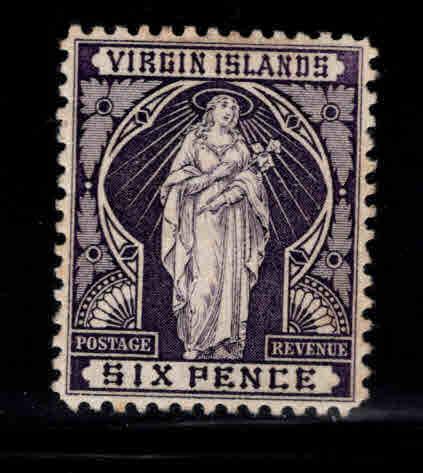 Virgin Islands  Scott 25 MH* St. Ursula 1899 CV $8