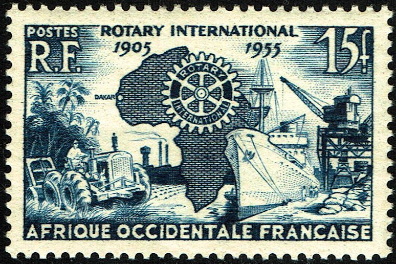 French West Africa #64  MNH - Rotary International (1955)