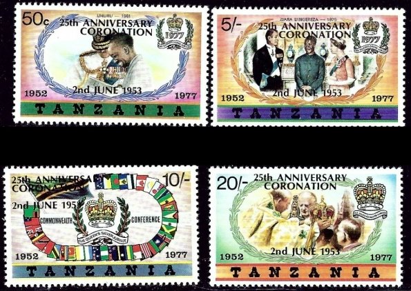 Tanzania 99-102 MNH 1978 QEII Silver Jubilee (an3085)