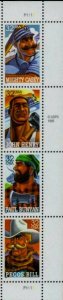 1996 32c Folk Heroes, John Henry, Strip of 4 Scott 3083-86 Mint F/VF NH