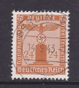 Germany Scott S20 var (MI 163y), 1942 24pf unwmk, VFU.  Michel E 500