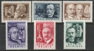 Belgium 1955 Sc B573-8 complete set MH