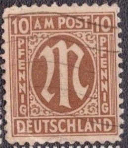 Germany Allied Occupation - 1945 3N7a Used