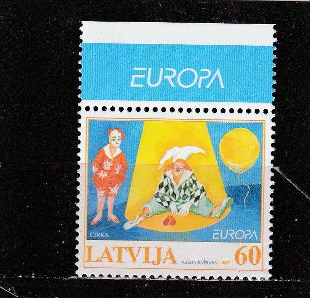 Latvia  Scott#  549  MNH  (2002 Europa)