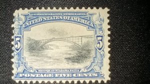 *REDUCED* Sc# 297 MNH 5c Bridge at Niagara Falls CV160