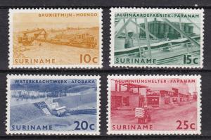 Suriname # 319-322, Aluminum Industry, Mint LH, 1/2 Cat.