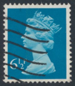 GB  Machin 6½p SG X872 1 band  shifted Used SC# MH60  see scans & details